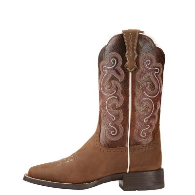 Ariat Quickdraw - Western Laarzen Bruin Dames - 26822-991